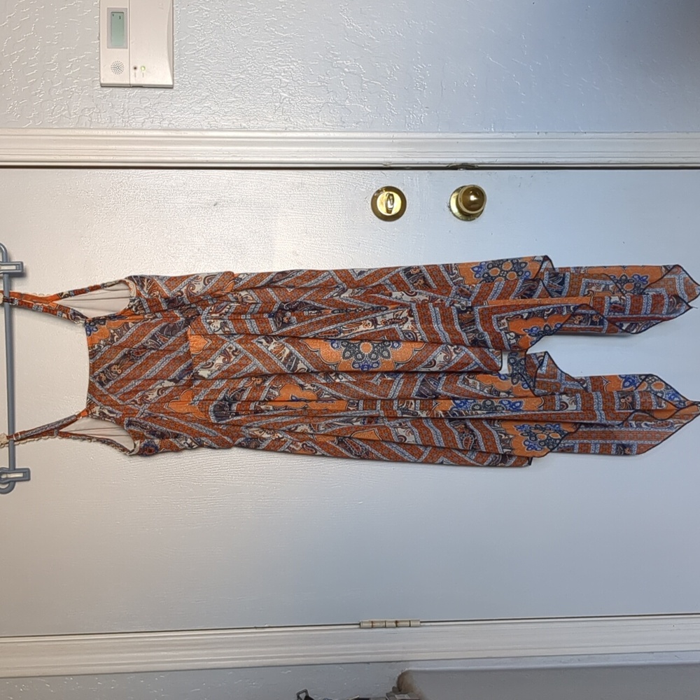Almost Famous Handkerchief Hem Sundress Lg - Picture 4 of 4